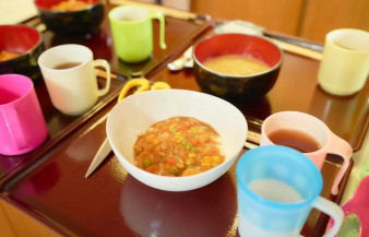 食事の一例の写真